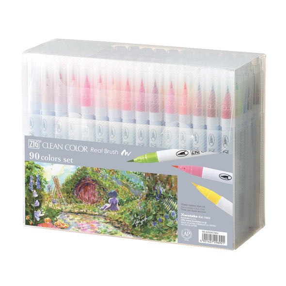 90 Color ZIG CLEAN COLOR Real Brush