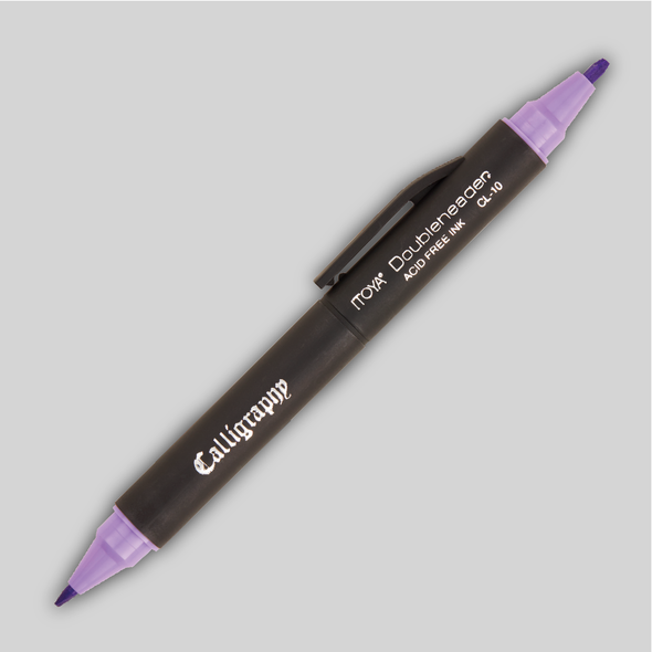Purple calligraphy marker