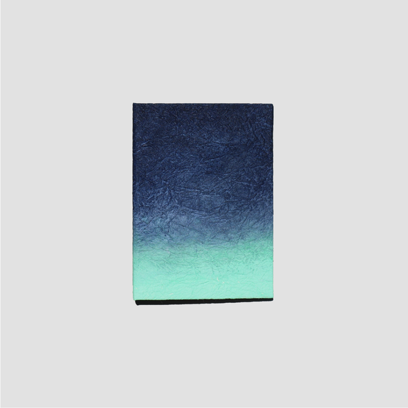 Cover shot of A5 sized Gugimfolio in Navy/Mint