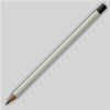 White ITOYA Ginza Pencil with black painted rear end with gold ITOYA logo