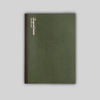 An A5 size Logical Prime Notebook with green cover