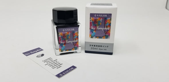 Sailor USA 50 State Bottle Ink Series - New Hampshire