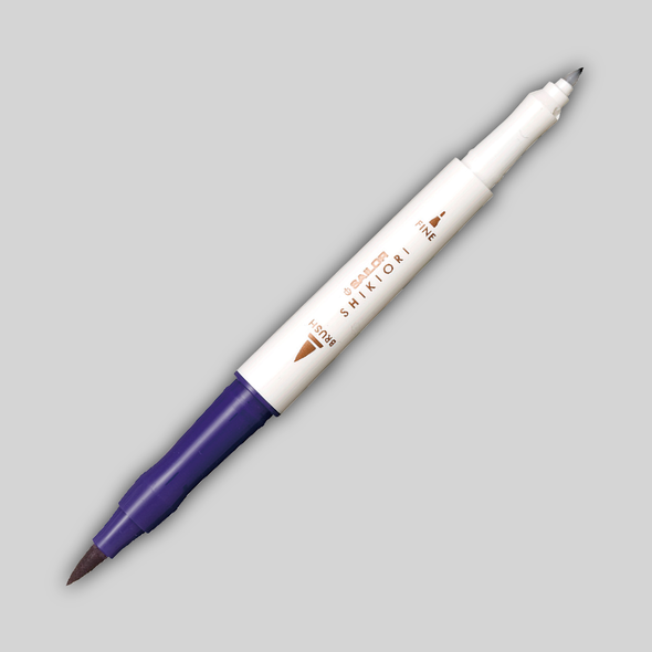 Shigure (Purple) double-ended marker