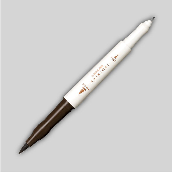 Doyou (Brown Black) Double-ended marker