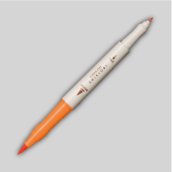 Kinmokusei (orange) double-ended marker